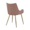 Armen Living Avery Pink Fabric Dining Room Chair with Gold Legs LCAVCHPINK - alternate 4